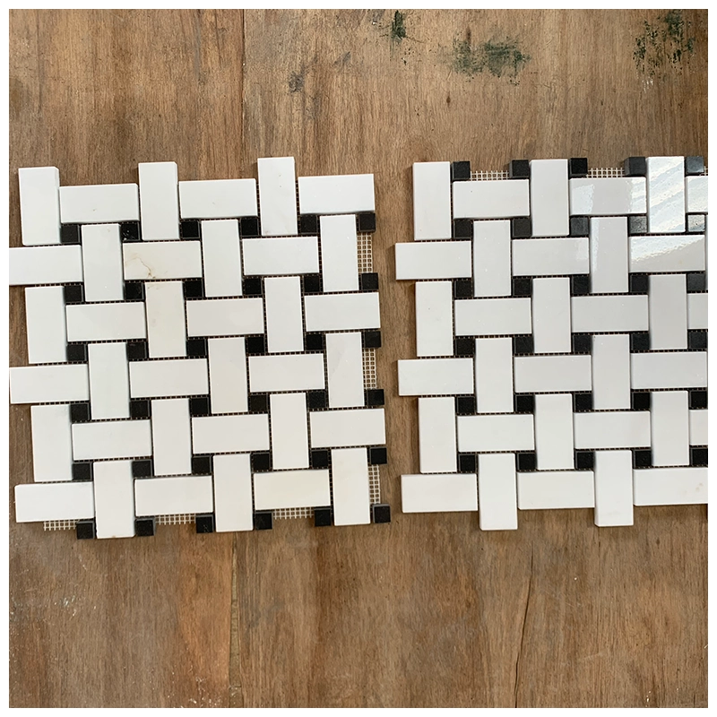 Thassos Marble Polished Mosaic Tile Thassos Marble Polished Mosaic Tile