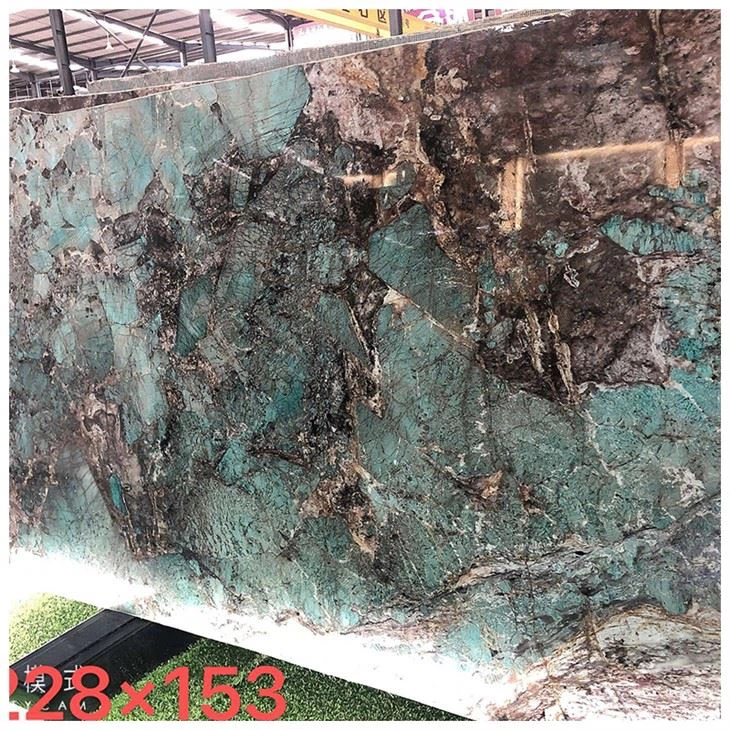 Amazonite Emerald Quartzite Slabs