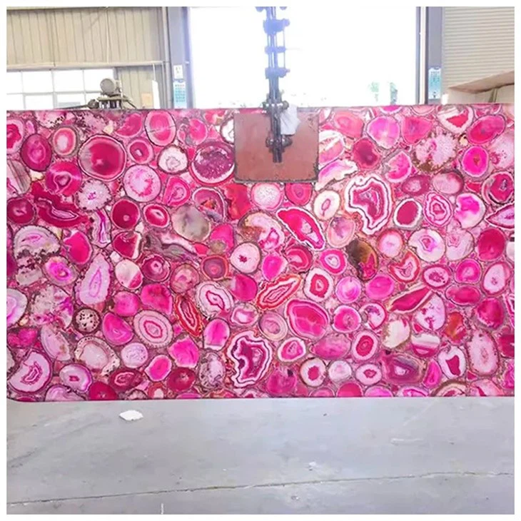Pink Rose Agate Tables