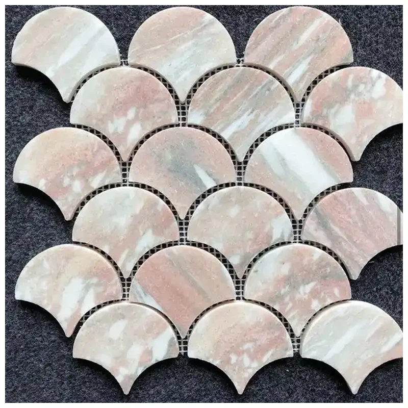 Pink Marble Mosaic Tile