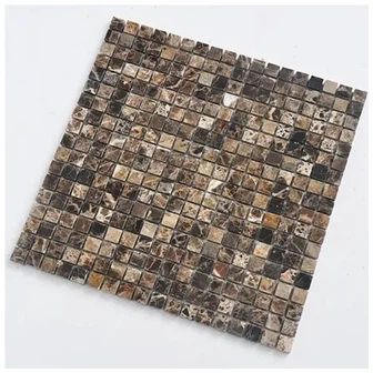 Μαρμάρινο Μωσαϊκό Πλακίδιο Dark Emperador