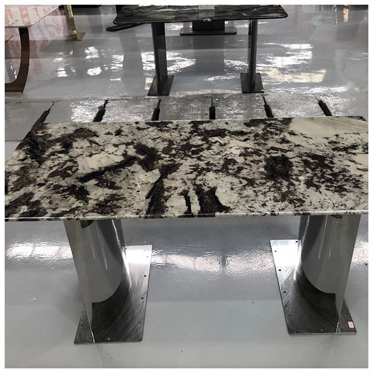 Splendor White Granite Stone Dining Table