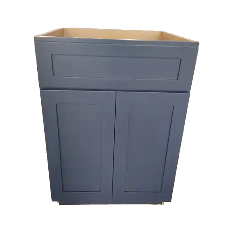 navy blue shaker cabinets