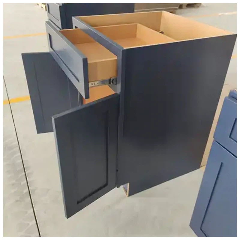 shaker blue kitchen cabinets