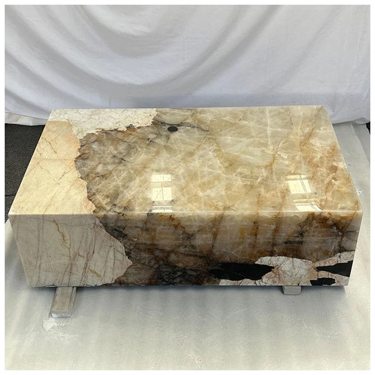 Patagonia Quartzite Plinth Side Table