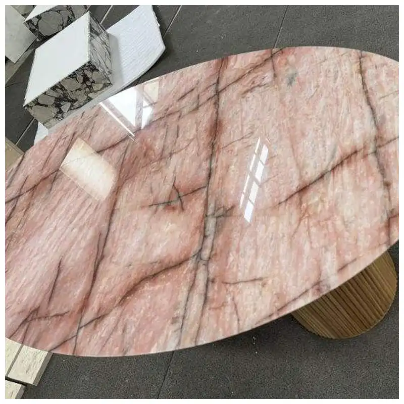 Cristallo Cosmopolitan Pink Quartzite Tables