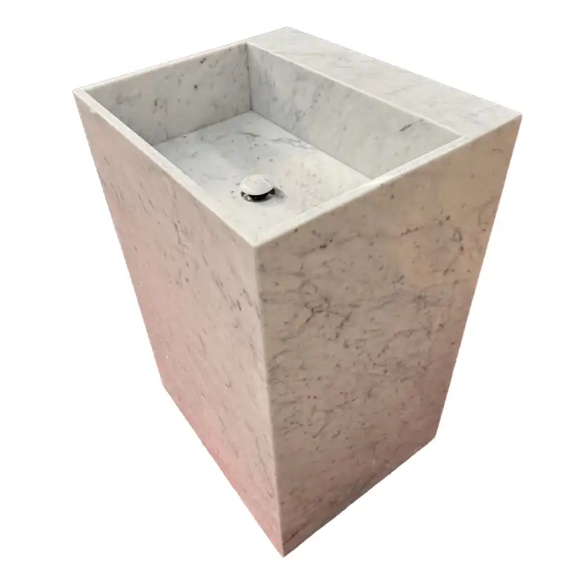 Νεροχύτης Carrara Marble Pedestal