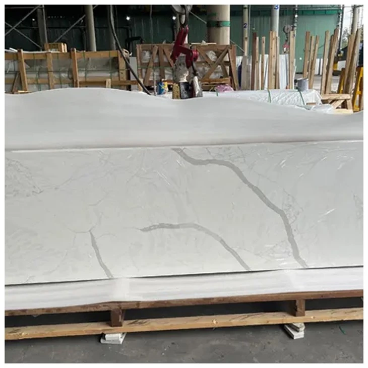 Calacatta White Quartz Countertops