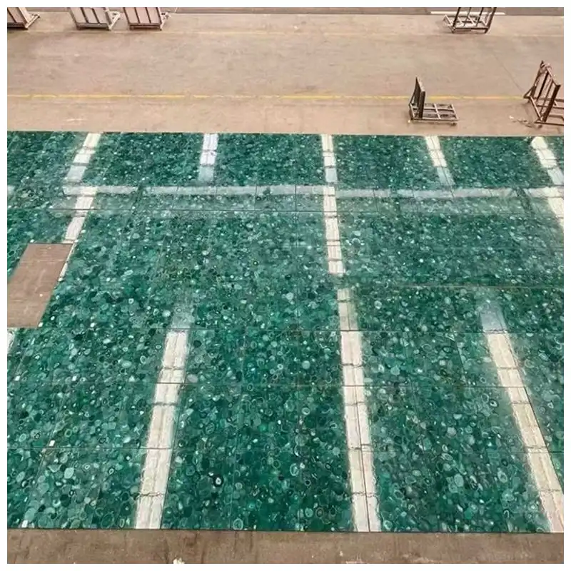 Green Agate Polished Tile Green Agate Polished Tile