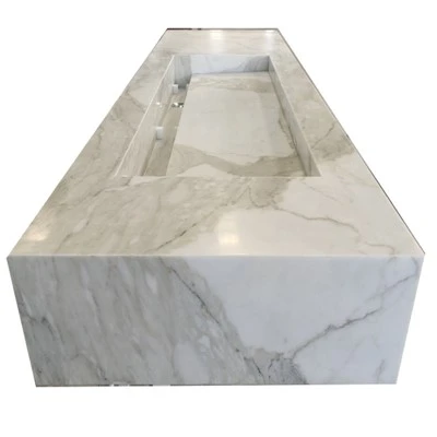 Πλωτοί νεροχύτες Calacatta Gold Marble