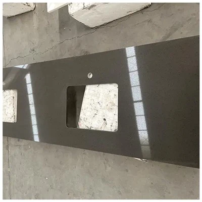 Γκρίζο πάγκο χαλαζία σπινθήρα